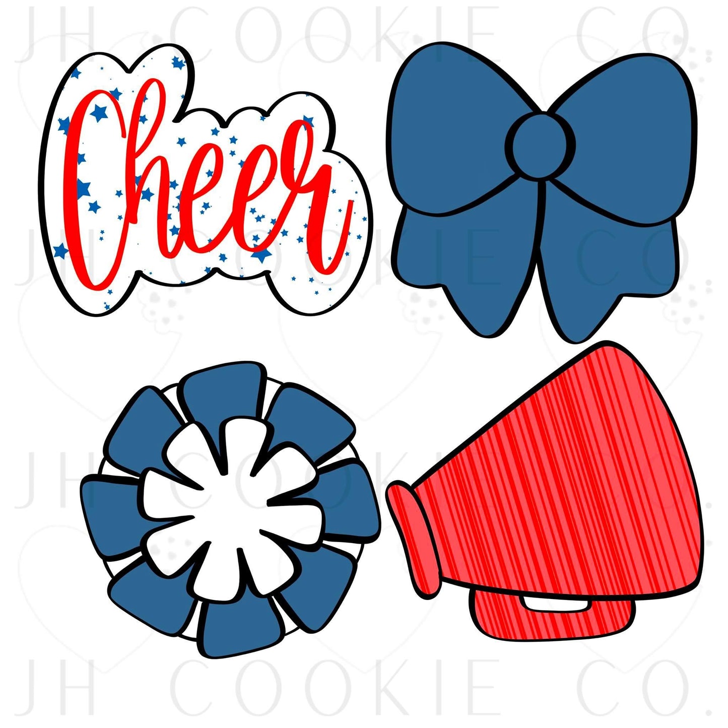 Cheerleader Minis - Cookie Cutters