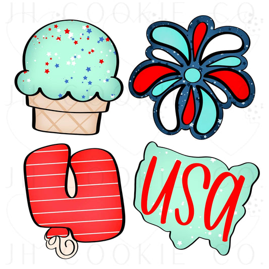 4th Of July Minis - Cookie Cutters