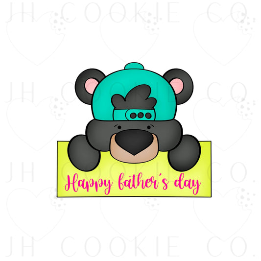 Papa Bear Plaque 2019 - Cookie Cutter