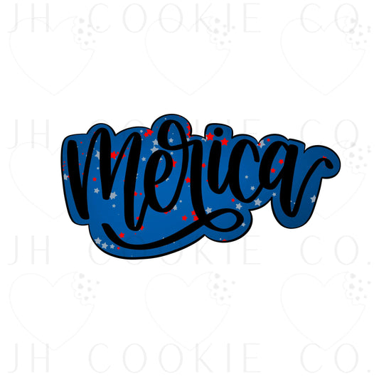 Merica Plaque - Cookie Cutter