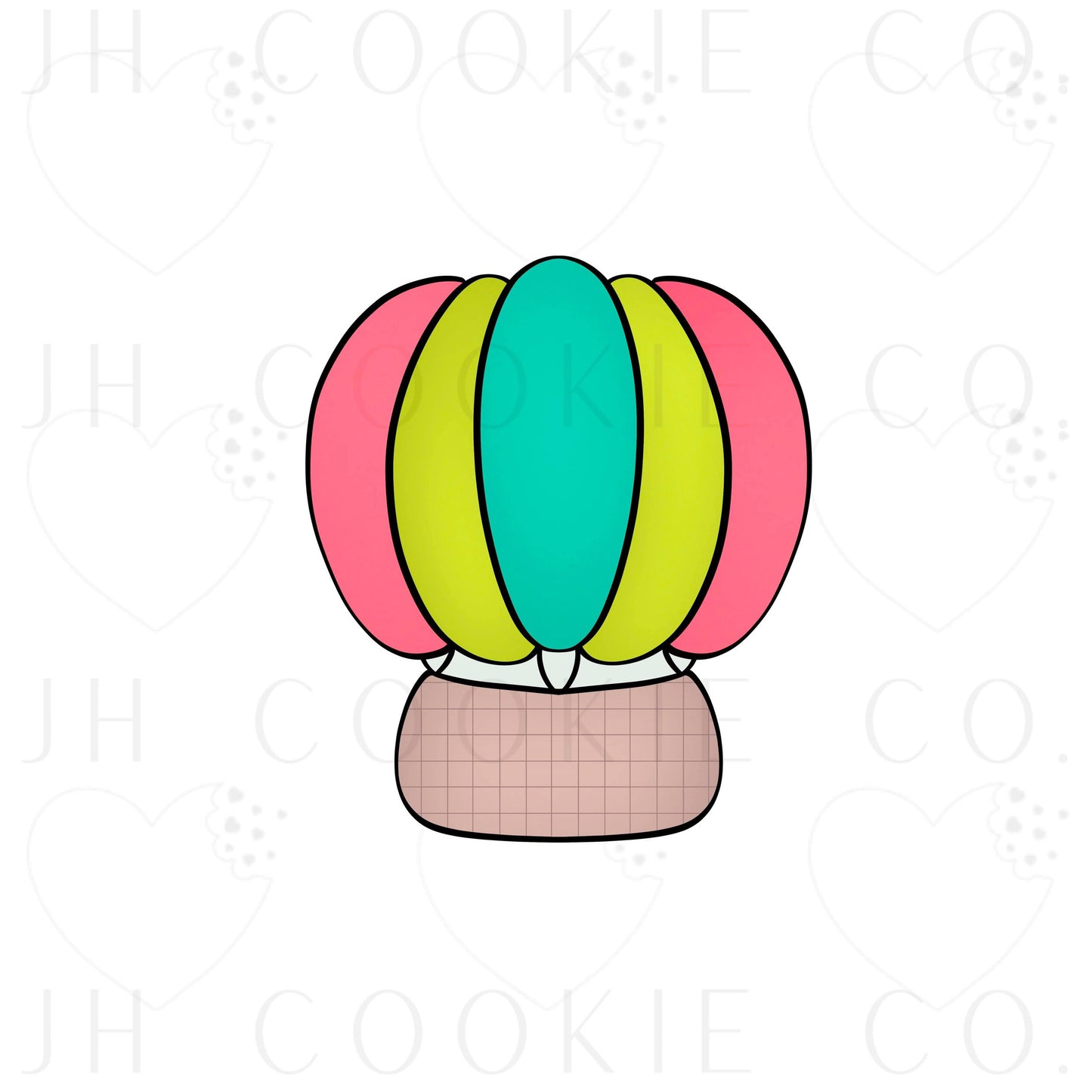 Chubby Hot Air Balloon - Cookie Cutter