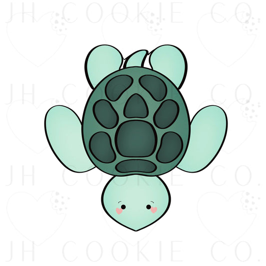 Shelly Sea Turtle - Cookie Cutter