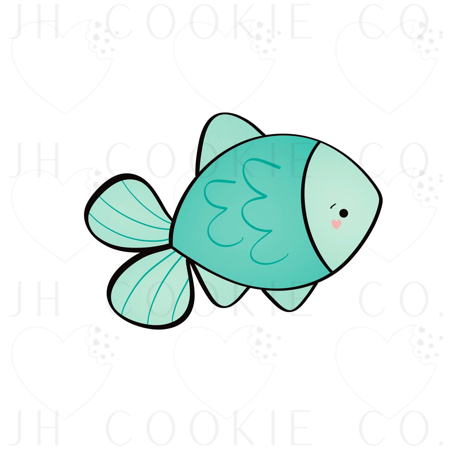 Flipper Fish - Cookie Cutter