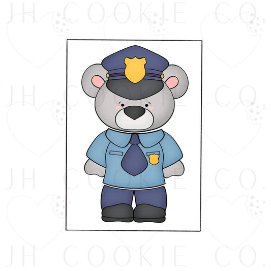 Police Bear - Cookie Cutters