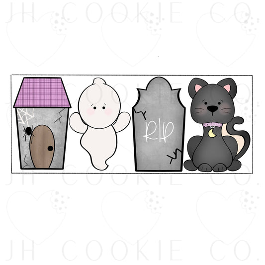 Haunted House Stick Set - Cookie Cutter