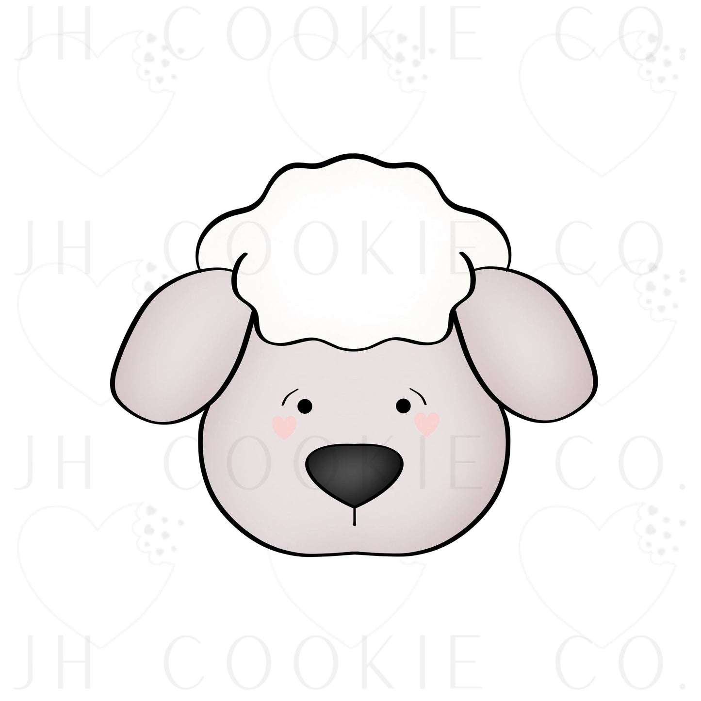Frosty Sheep - Cookie Cutter