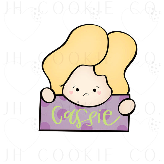 Yellow Hair Witch Plaque 2021 - Cookie Cutter