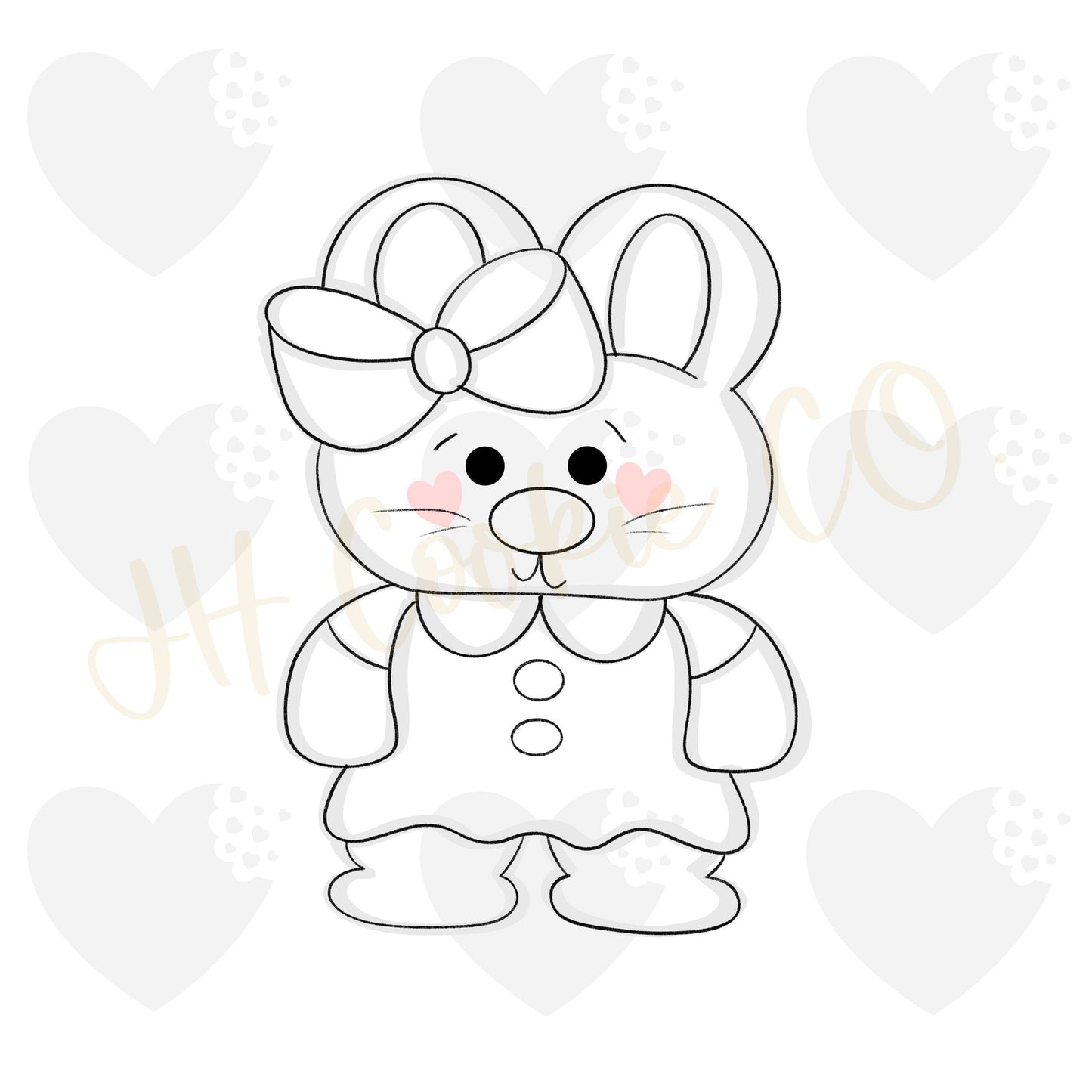 Chubby Chloe Bunny - Cookie Cutter