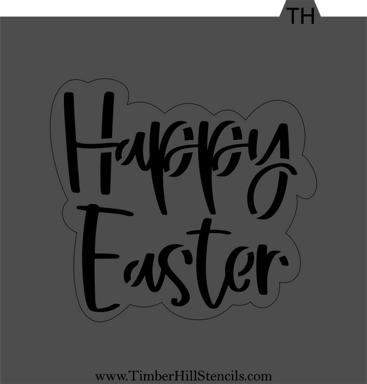 Happy Easter - Stencil