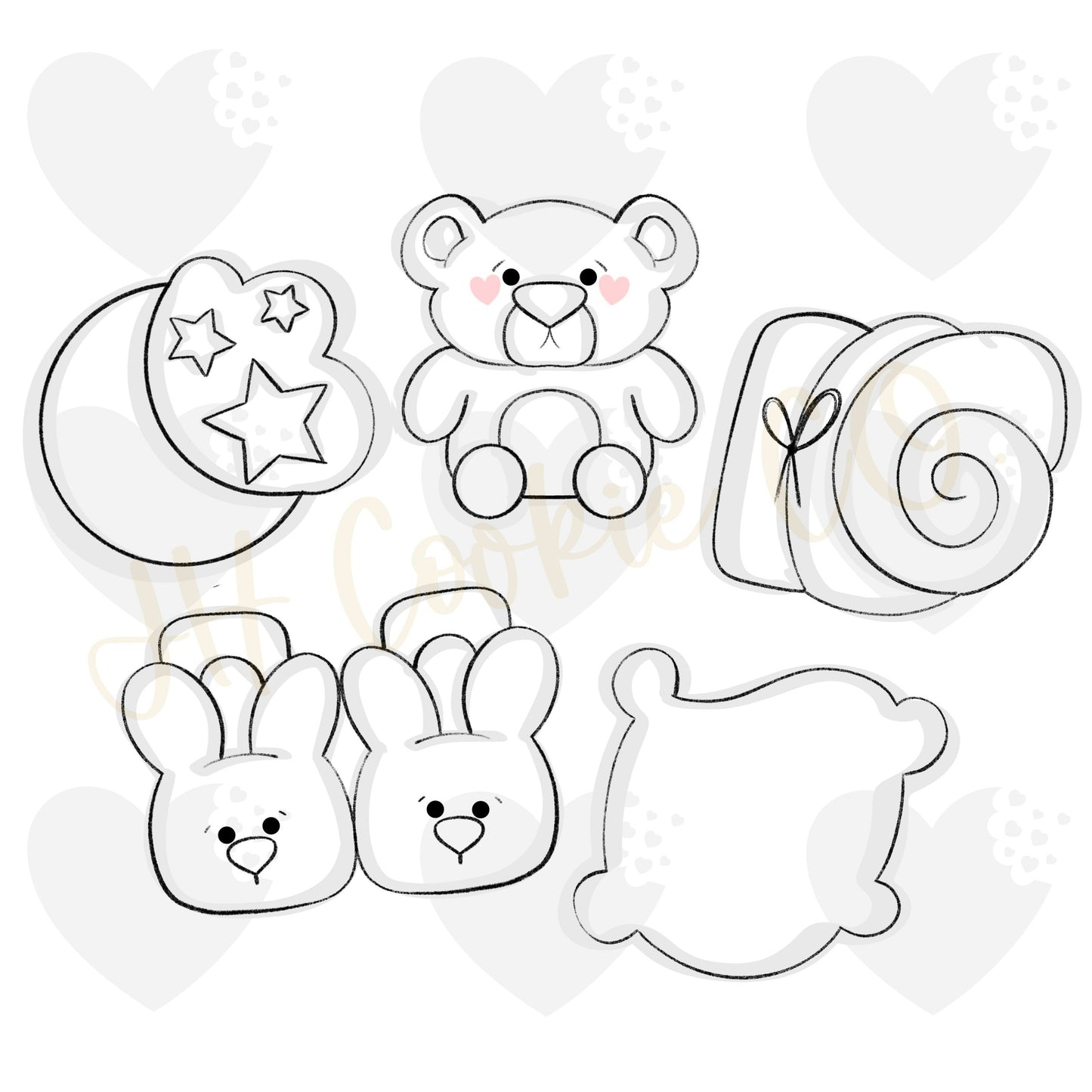 Slumber Party 2020 Mini Set - Cookie Cutters