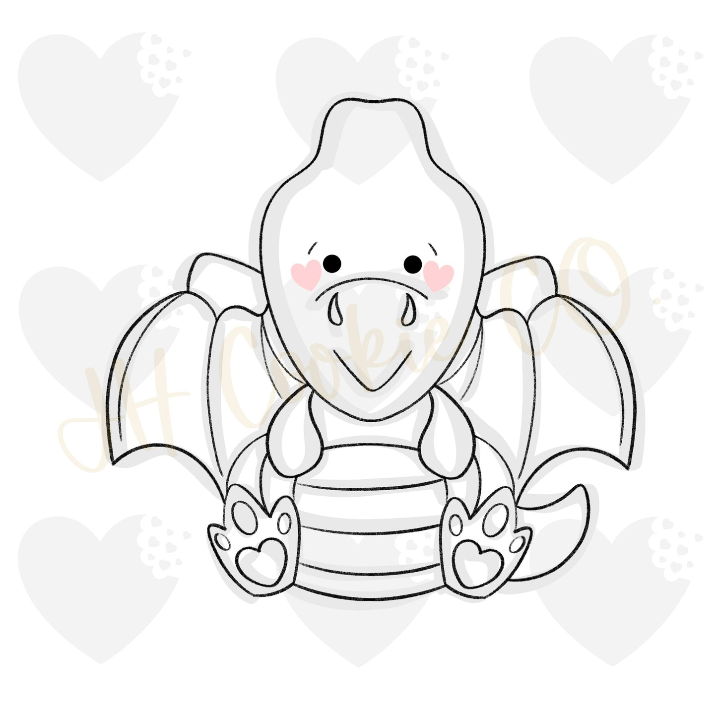 Chubby Pterodactyl (2019)- Cookie Cutter
