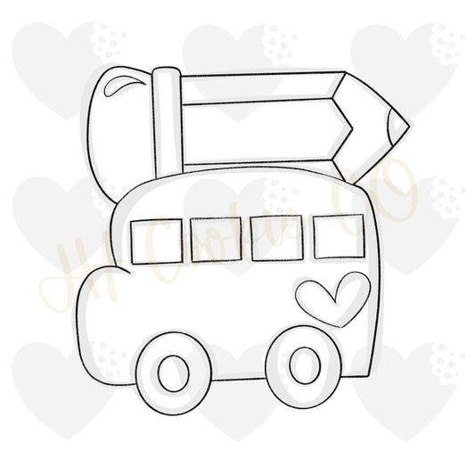 Pencil/Bus  - Cookie Cutter