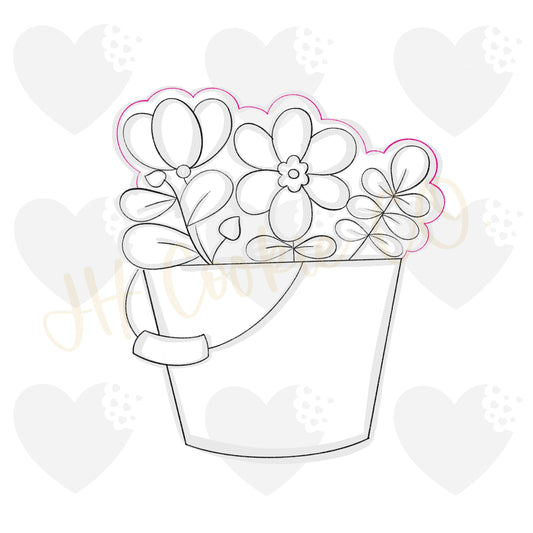 Fresh Flower Bucket - Cookie Cutter