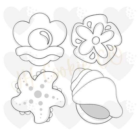 Seashell Minis- Cookie Cutters