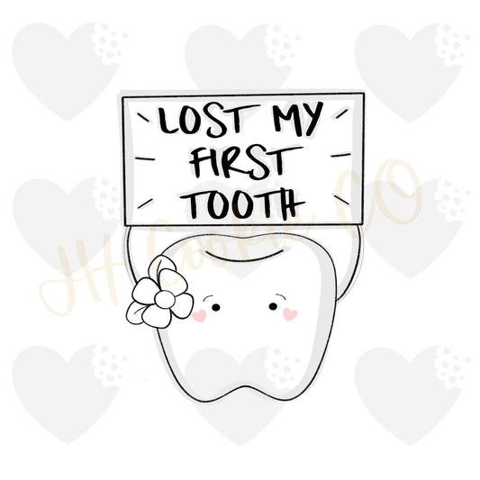 Floral Tooth Banner (2022) - Cookie Cutter