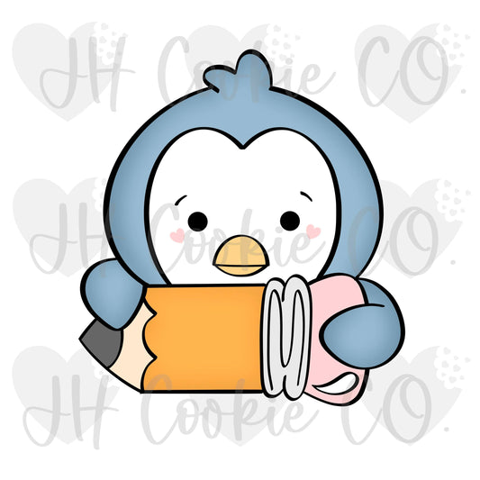 Blue Jay Pencil Plaque (2022) - Cookie Cutter