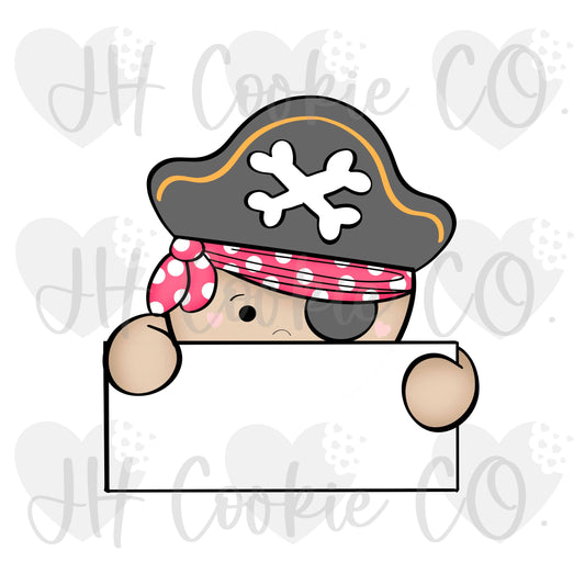 Pirate Boy Name Plaque (2022) - Cookie Cutter