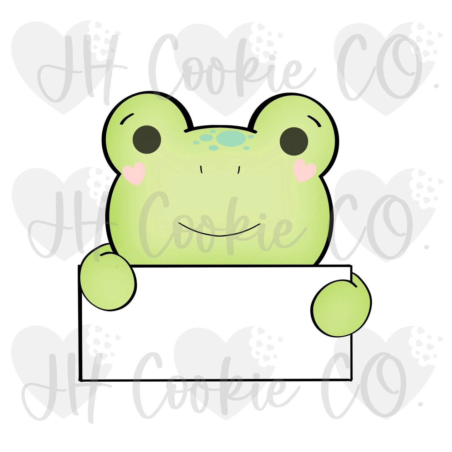 Frog Name Plaque (2022) - Cookie Cutter
