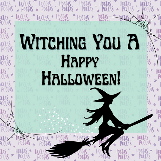 Witching you a Happy Halloween! - Cookie Tag