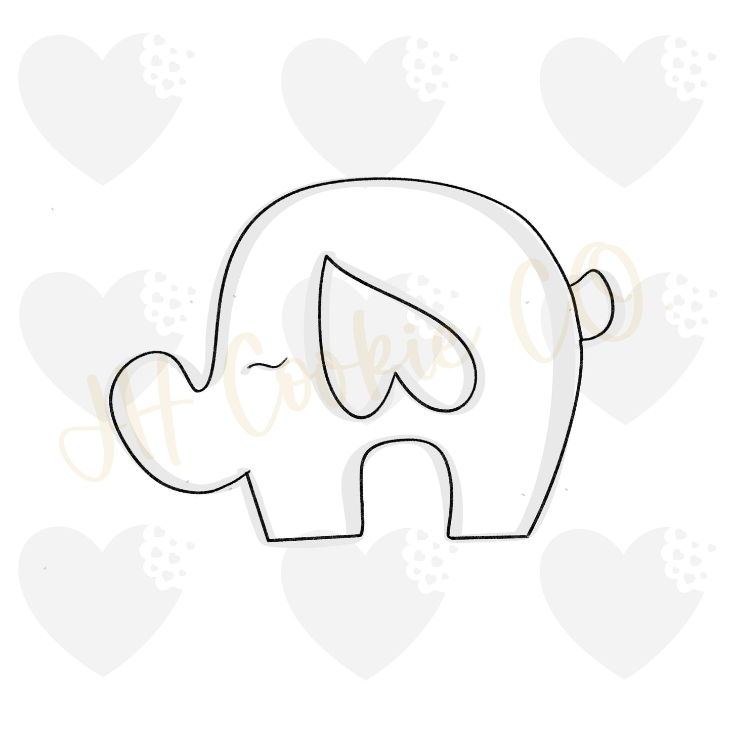 Bobby Elephant  - Cookie Cutter