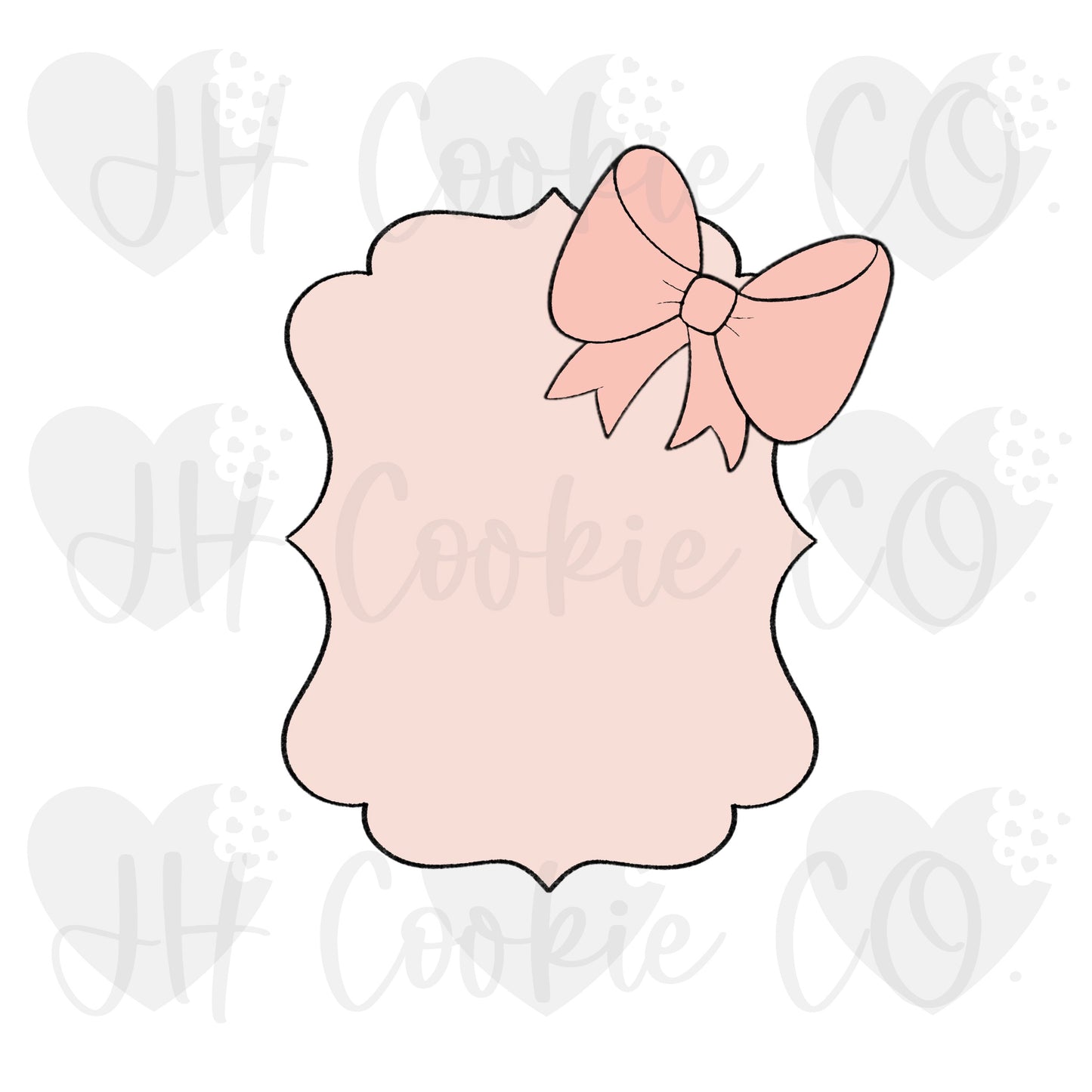 Bow June Third Plaque - Cookie Cutter