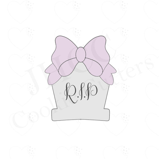 Bow Tombstone - Cookie Cutter