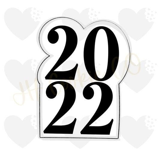 2022 Plaque  - Cookie Cutter