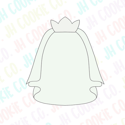 Crown Wedding Veil Cookie Cutter    (Copy)