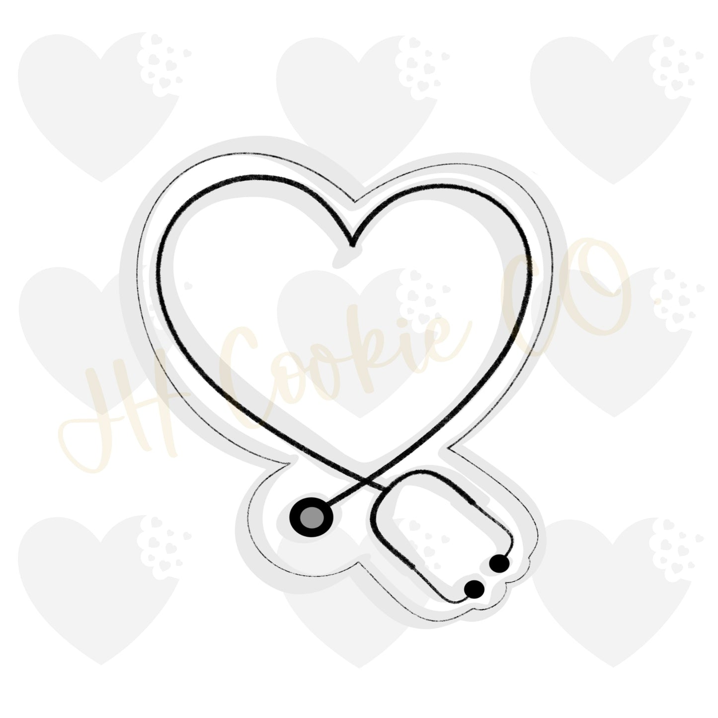 Heart stethoscope   (2022) - Cookie Cutter