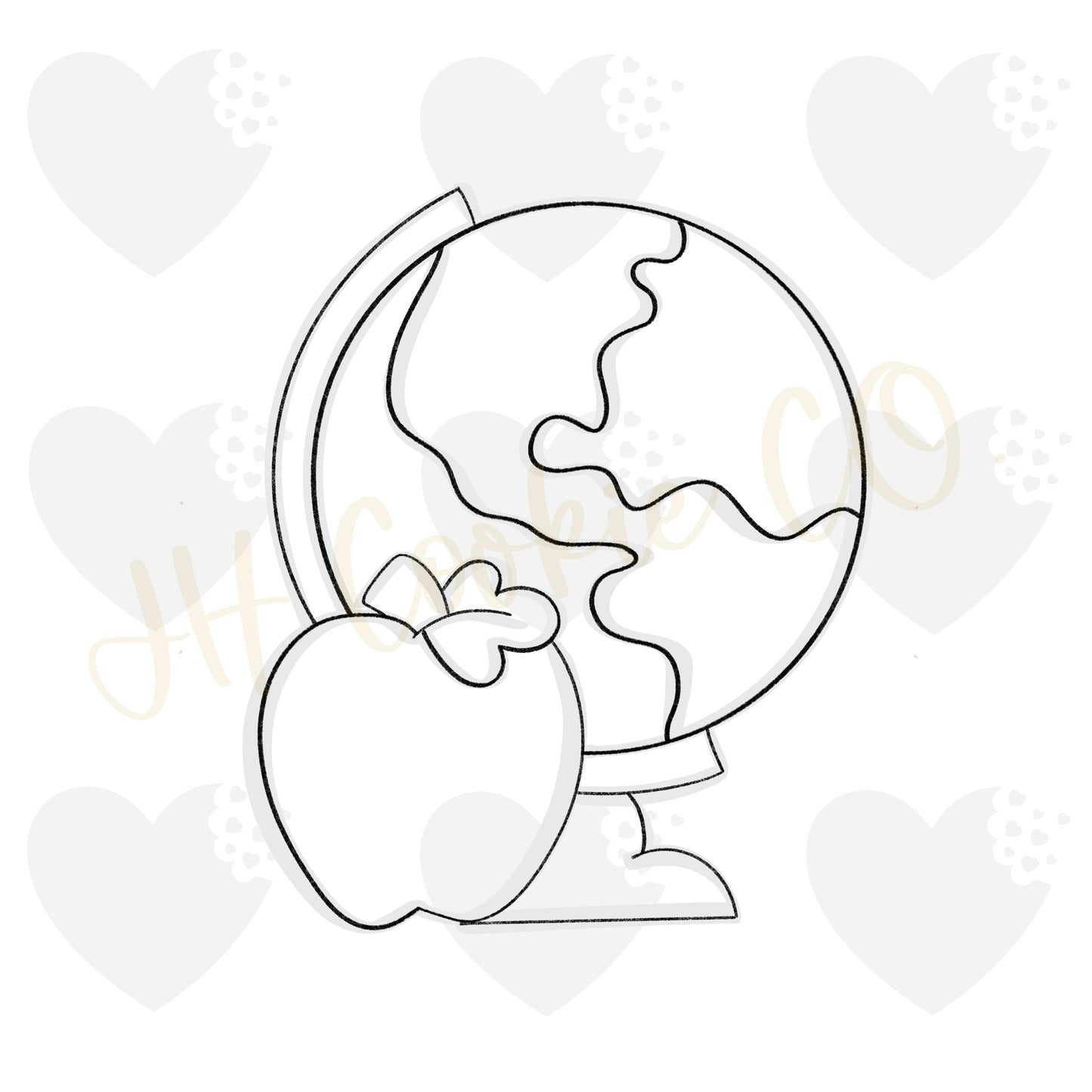 Apple Globe Cookie Cutter The Cookie Mercantile