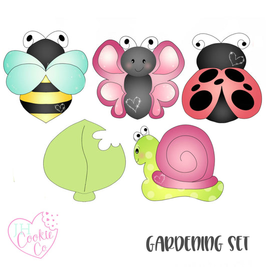 Gardening Bugs Cookie Cutter Set