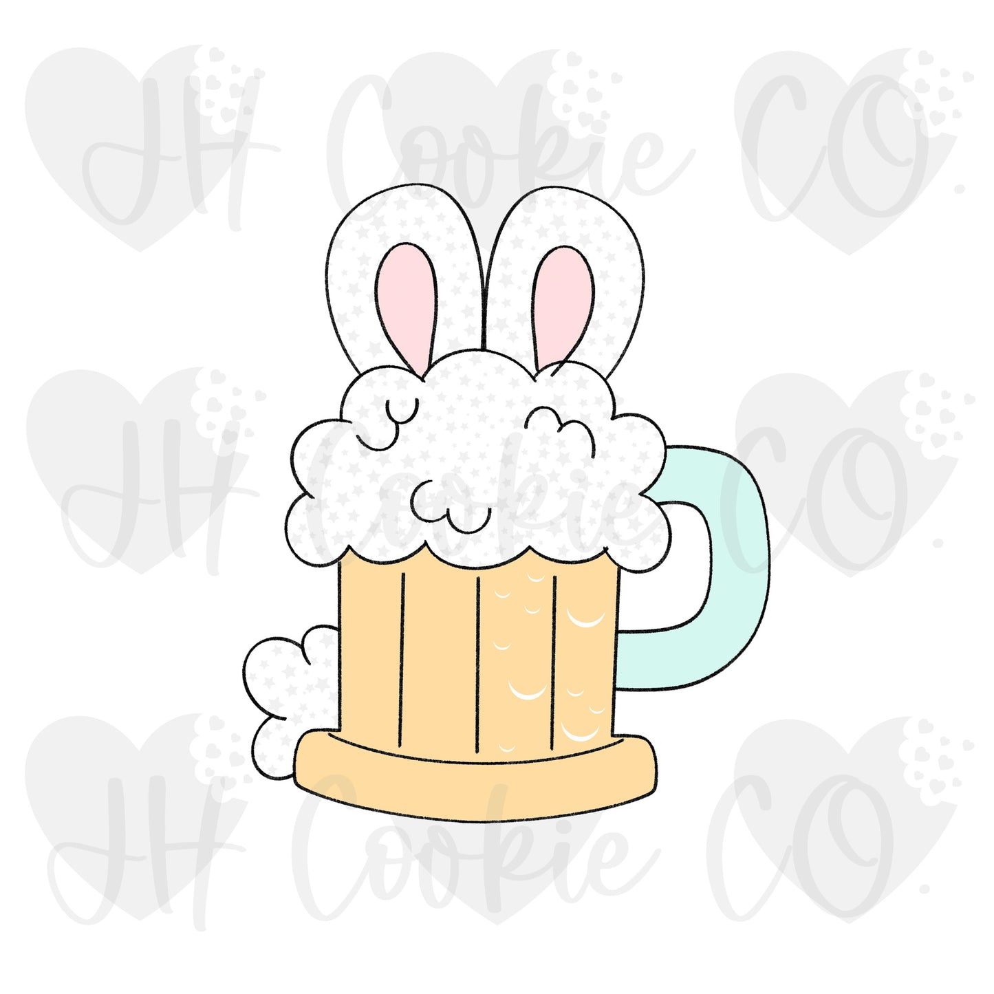Bunny Beer - Cookie Cutter
