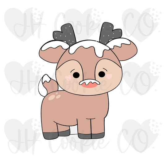 Snowy Reindeer 2022 - Cookie Cutter