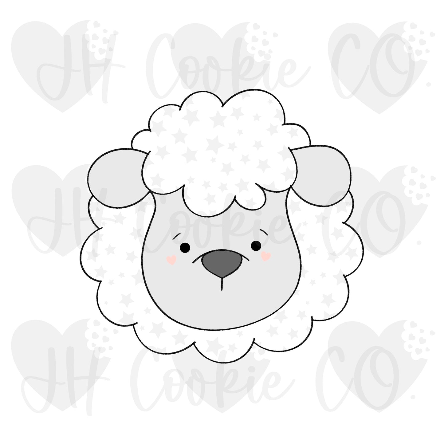 Sheep  (Nativity Advent)  - Cookie Cutter