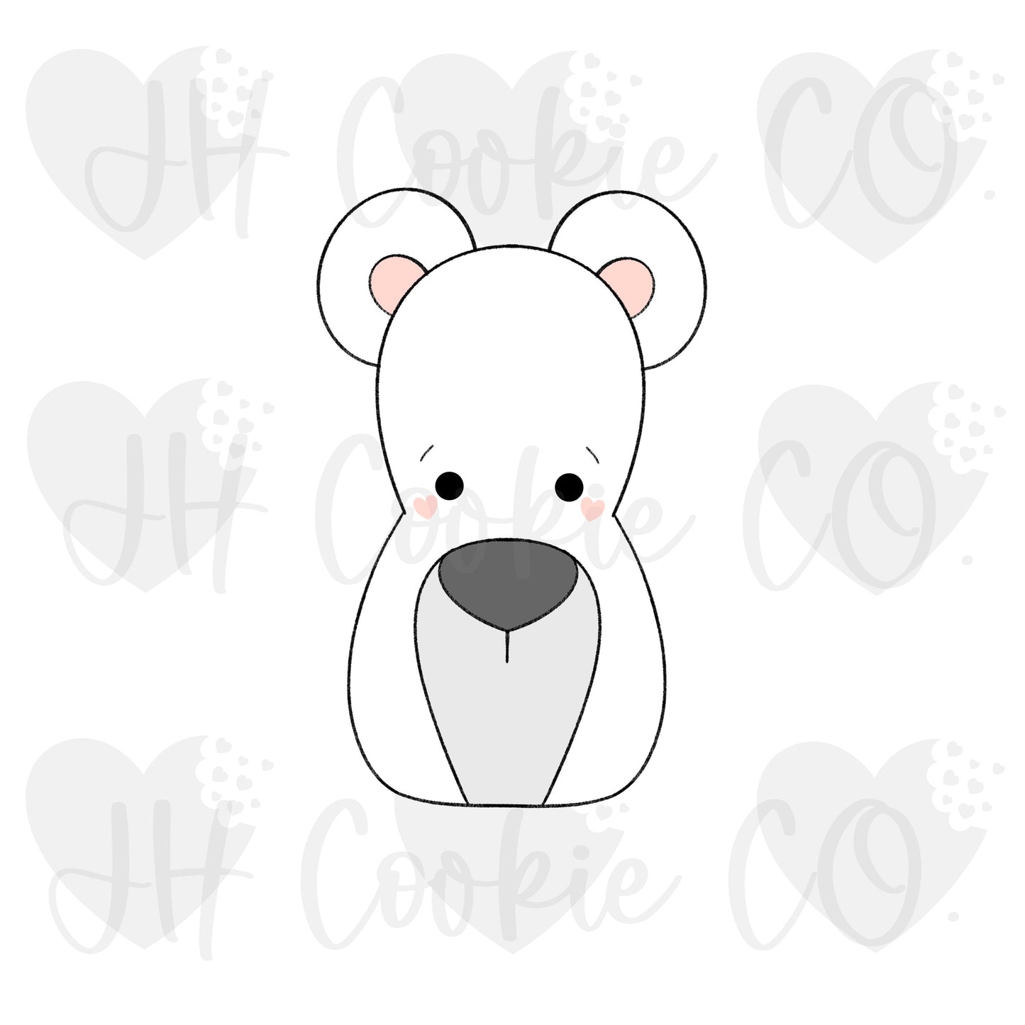 Polar Bear Stick  -  Cookie Cutter