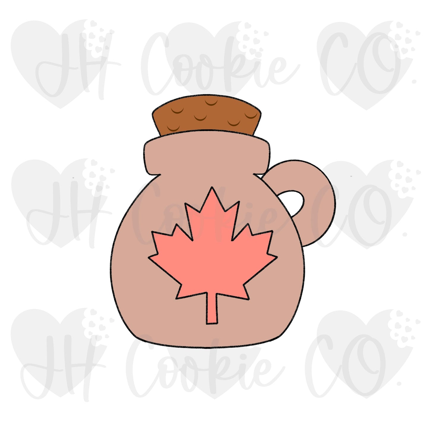 Chubby Syrup Bottle  - Cookie Cutter