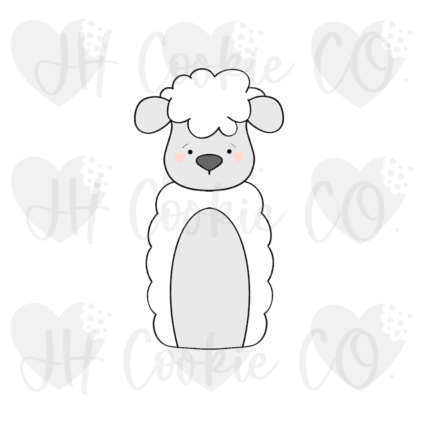 Sheep Stick  -  Cookie Cutter