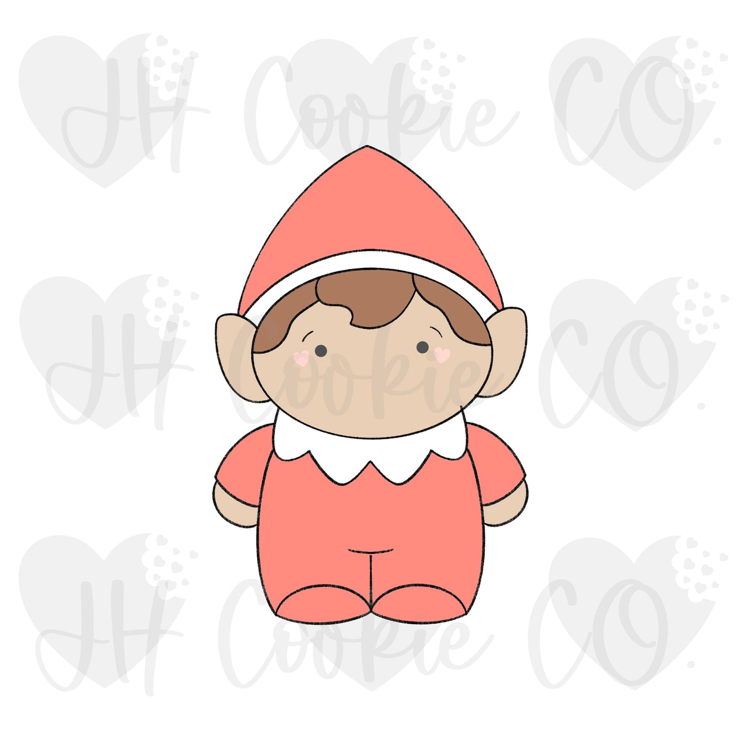Chubby Elf Boy  - Cookie Cutter