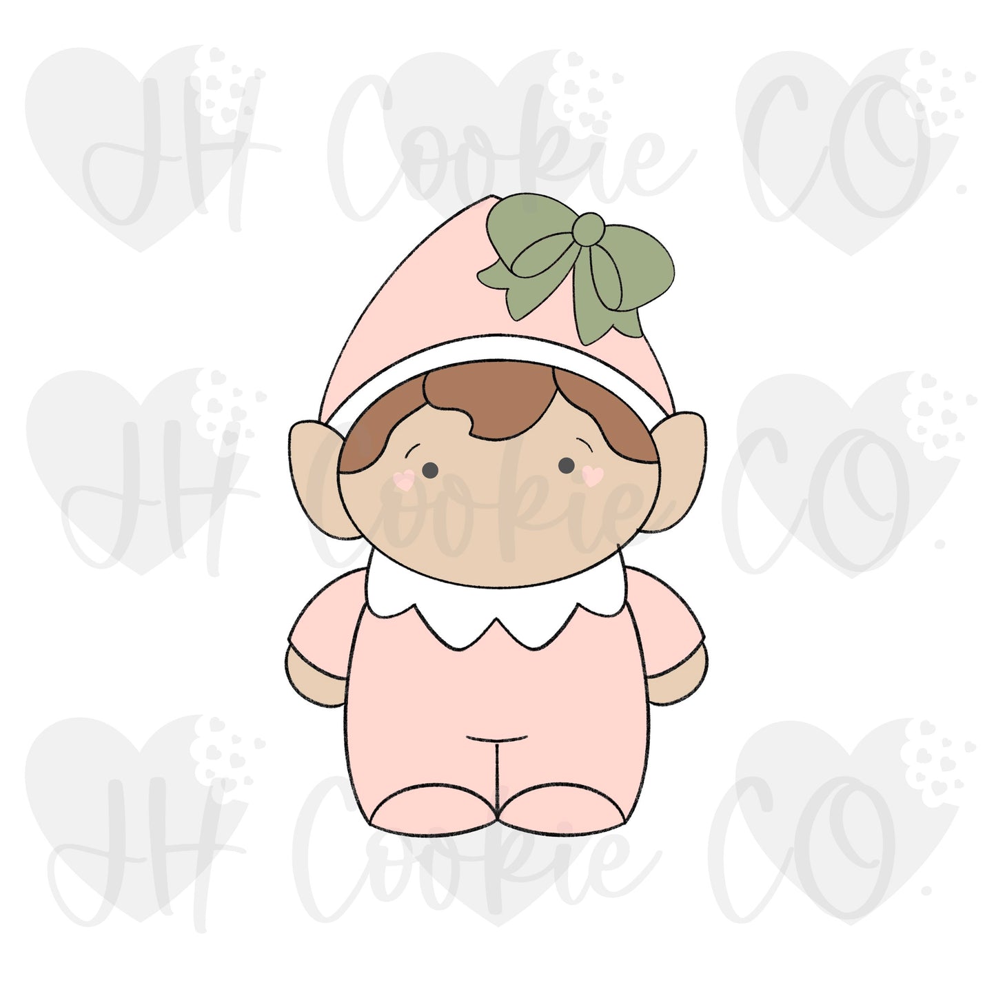 Chubby Elf Girl - Cookie Cutter