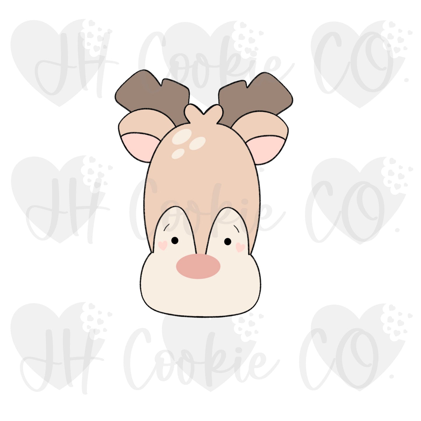 Arctic Reindeer Stick  -  Cookie Cutter