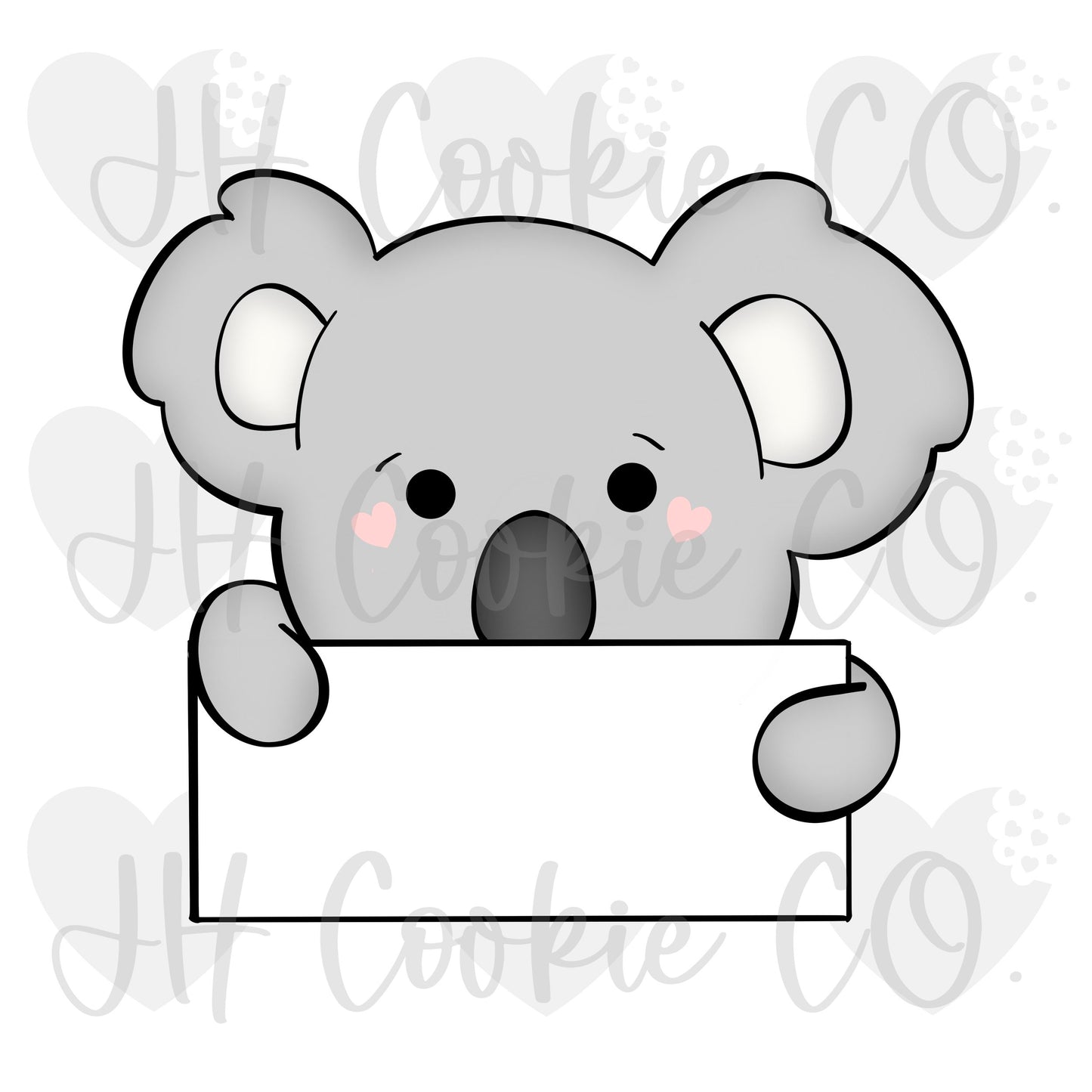 Koala Name Plaque (2022) - Cookie Cutter