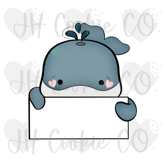 Whale Name Plaque (2022) - Cookie Cutter