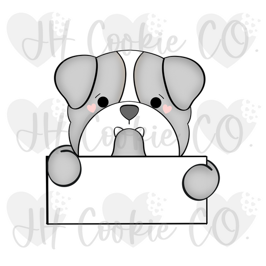 Bulldog Name Plaque (2022) - Cookie Cutter