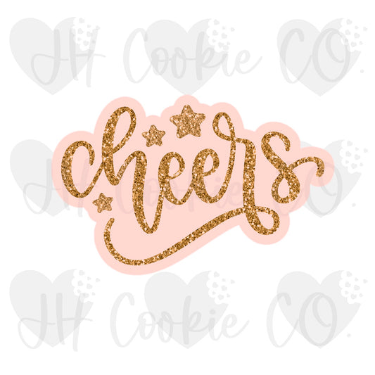 Cheers Plaque - Cookie Cutter