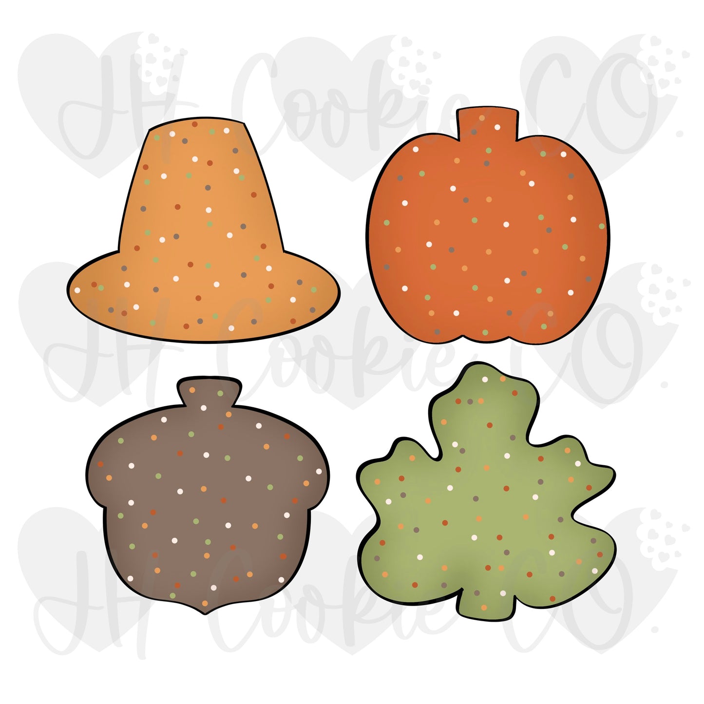 Frosted Fall Set - Cookie Cutter