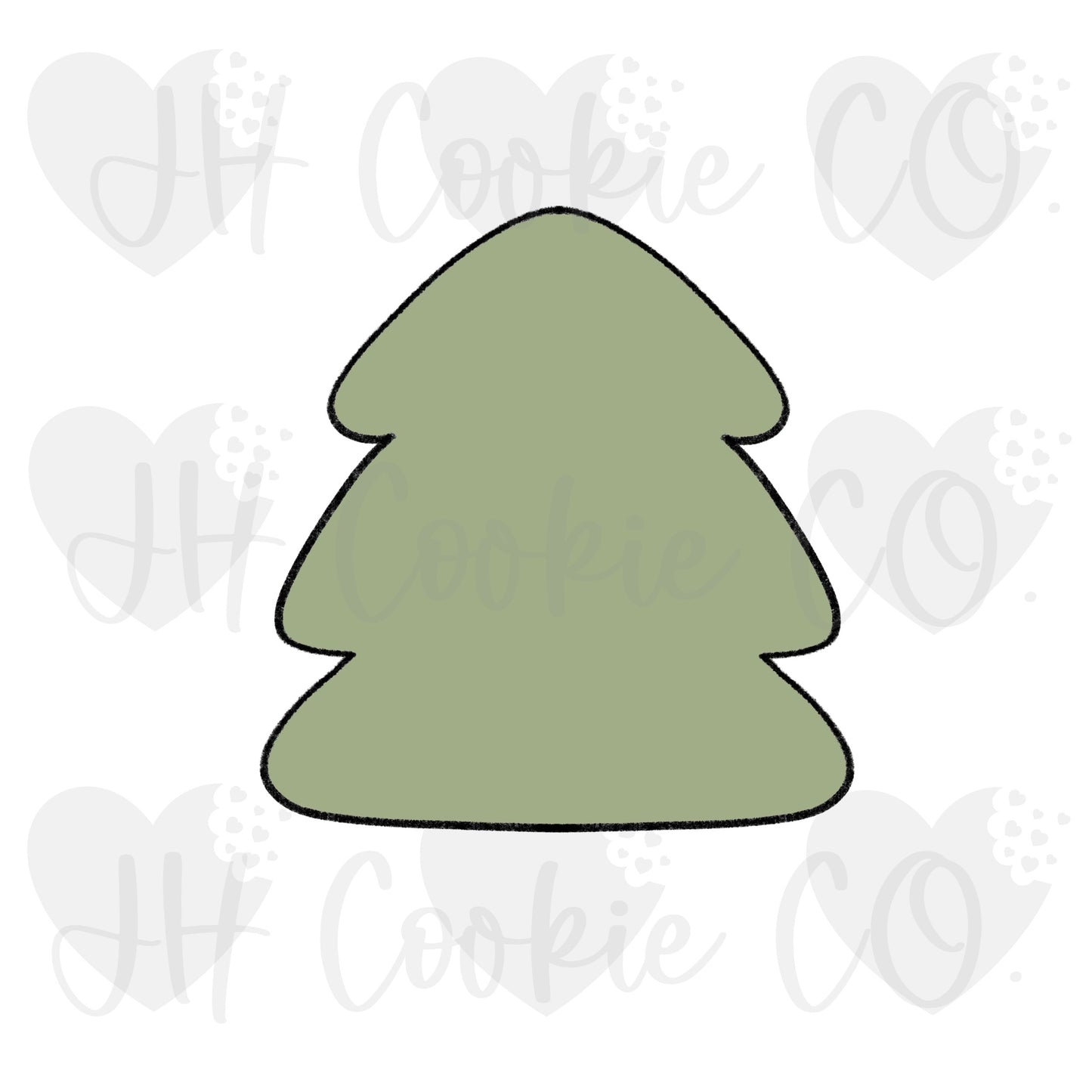Chubby Classic Christmas Tree - Cookie Cutter