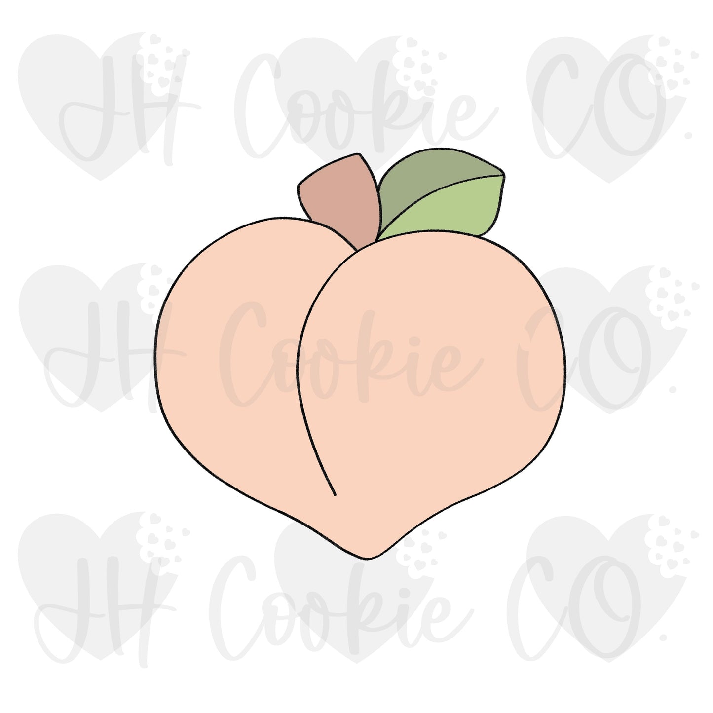 Peach [emoji set] - Cookie Cutter