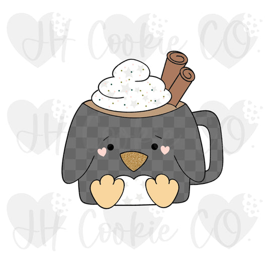Penguin Winter Mug  - Cookie Cutter