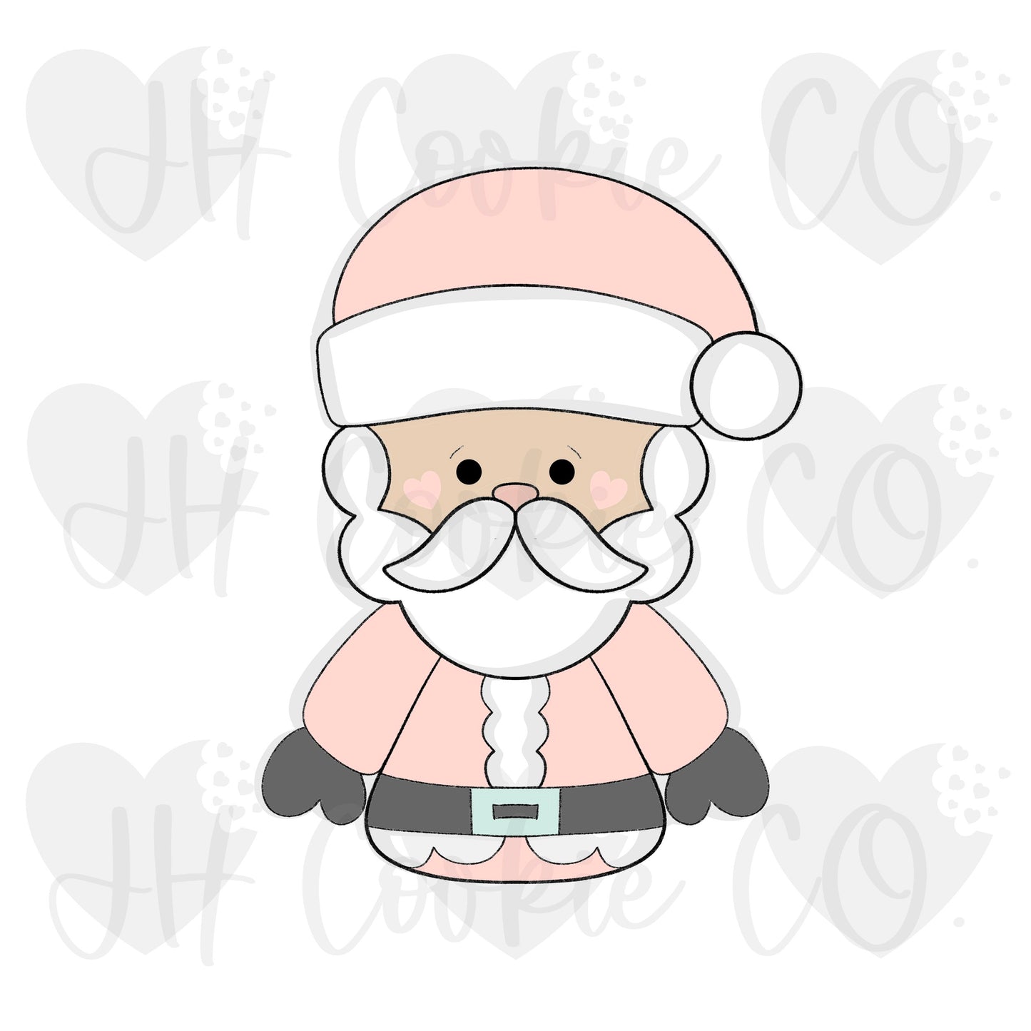 Santa Cutie - Cookie Cutter