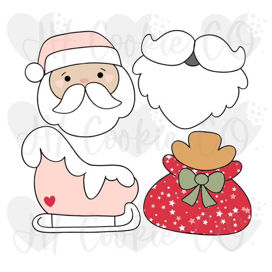 Santa Set  -  Cookie Cutter